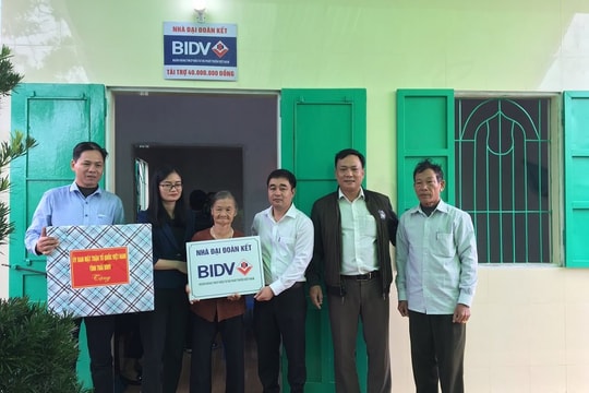 BIDV trao tặng nhà ở cho người nghèo tại Thái Bình