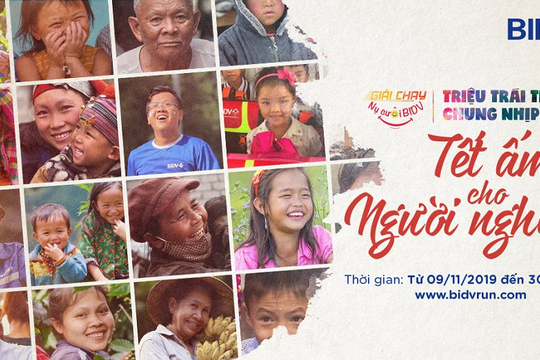 Khởi động giải chạy Nụ cười BIDV - Tết ấm cho người nghèo 2020