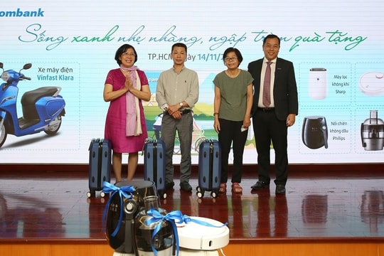 173 chủ thẻ Sacombank trúng thưởng đợt 1
