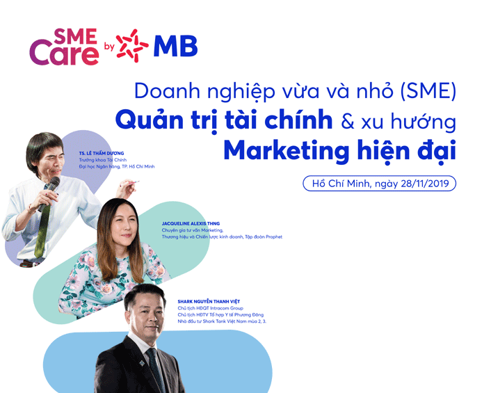 MB tổ chức Tọa đàm “Doanh nghiệp vừa và nhỏ (SME)-Quản trị tài chính và Xu hướng marketing hiện đại”