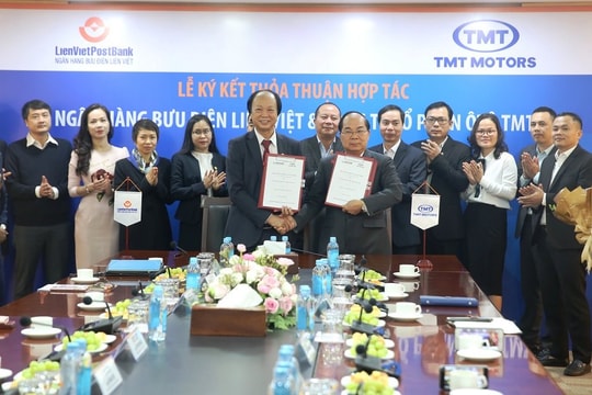 LienVietPostBank thỏa thuận hợp tác với Công ty Ô tô TMT