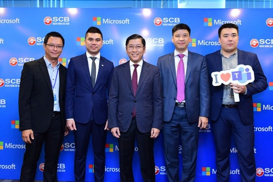 SCB số hóa môi trường làm việc với ứng dụng Microsoft Teams 