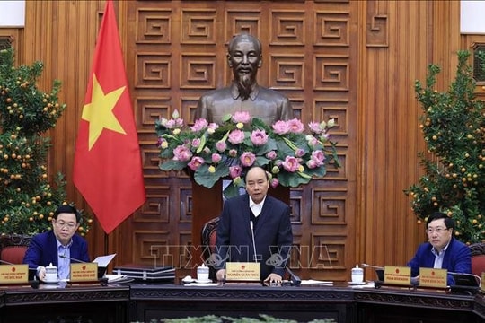 Họp thường trực Chính phủ về công tác chuẩn bị Tết Nguyên đán Canh Tý