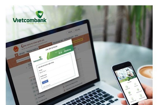 Vietcombank cung cấp giải pháp thanh toán trực tuyến theo cơ chế đăng nhập SSO trên Cổng Dịch vụ công quốc gia