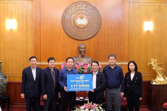 Bảo Việt ủng hộ 3 tỷ đồng cho Quỹ Phòng chống dịch Covid-19 của Ủy ban Trung ương Mặt trận Tổ quốc Việt Nam