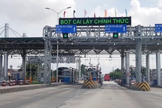 Phối hợp vận hành trạm thu phí Cai Lậy, tỉnh Tiền Giang
