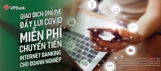 VPBank Online miễn 3 loại phí cho khách hàng doanh nghiệp mới
