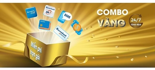  Sacombank triển khai 3 gói Combo tài khoản thanh toán mới  