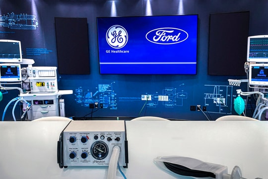 Ford hợp tác với GE Healthcare sản xuất 50.000 máy thở