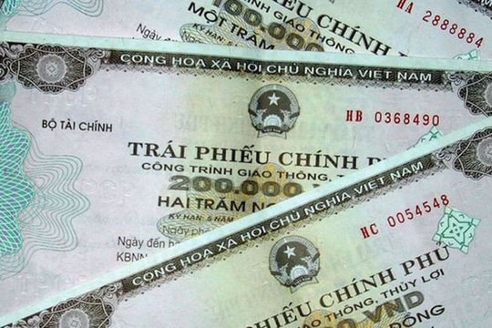 Phiên đấu thầu trái phiếu chính phủ ngày 8/4 huy động được 32 tỷ đồng tại kỳ hạn 20 năm