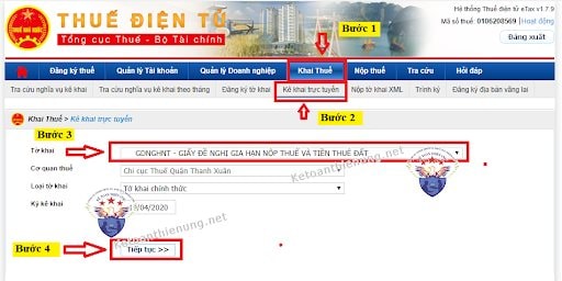 Đã có hơn 14.500 hồ sơ nộp giấy đề nghị gia hạn nộp thuế và tiền thuê đất