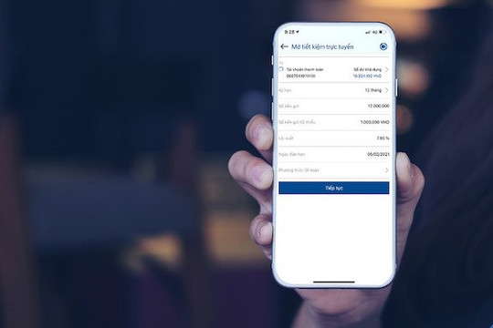 Người dân 'chuộng' gửi tiết kiệm online để 'né' dịch Covid-19