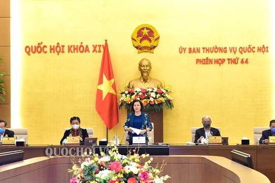 Ủy ban Thường vụ Quốc hội bế mạc phiên họp thứ 44