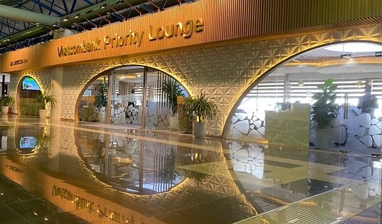 Vietcombank khai trương phòng chờ Vietcombank Priority Lounge tại Sân bay Quốc tế Nội Bài
