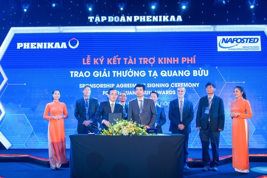 Tập đoàn Phenikaa tài trợ 450 triệu đồng cho giải thưởng Tạ Quang Bửu