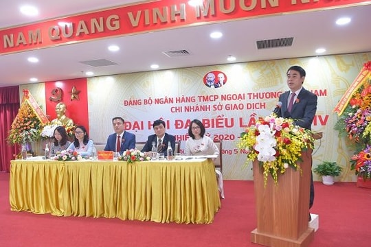Đại hội đại biểu Đảng bộ Vietcombank Sở Giao dịch lần thứ IV, nhiệm kỳ 2020 – 2025
