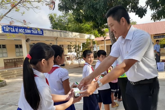 Gần 55.000 trẻ em Trà Vinh được thụ hưởng chương trình Sữa học đường
