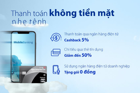 Ngân hàng Bản Việt hưởng ứng “Ngày không tiền mặt” 
