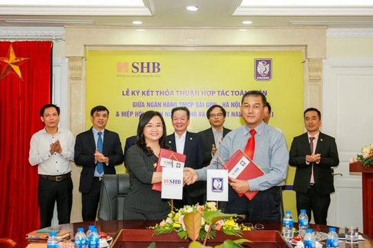 SHB hợp tác toàn diện với Hiệp hội doanh nghiệp nhỏ và vừa Việt Nam