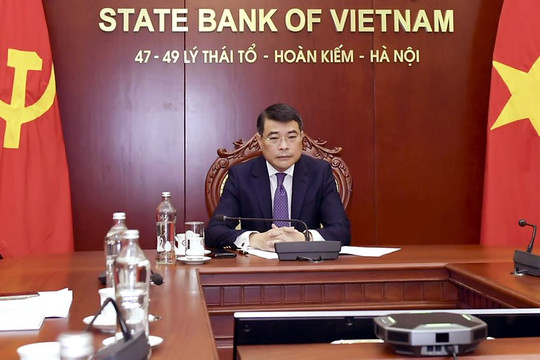 Thống đốc Lê Minh Hưng tham dự bàn tròn trực tuyến về Vai trò NHTW trong việc ứng phó với rủi ro của biến đổi khí hậu