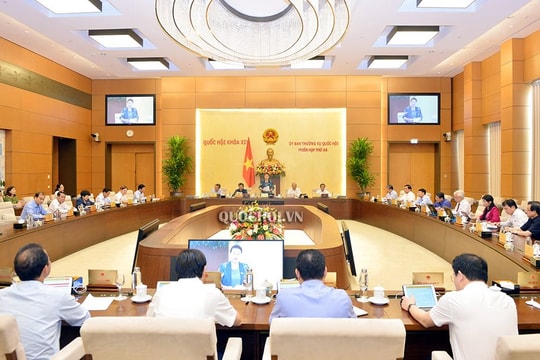 Khai mạc Phiên họp thứ 46 của Ủy ban Thường vụ Quốc hội