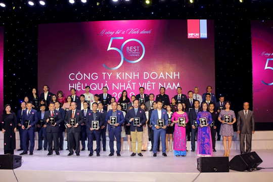 Vicostone lọt vào Top 50 công ty kinh doanh hiệu quả nhất Việt Nam