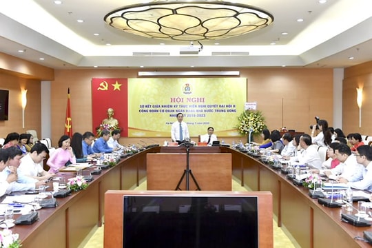 Công đoàn Cơ quan Ngân hàng Nhà nước Trung ương tổ chức Hội nghị sơ kết giữa nhiệm kỳ