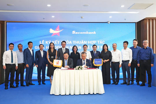 Sacombank và Hội Doanh nhân trẻ Việt Nam ký biên bản hợp tác