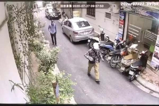 Hai nghi can cướp ngân hàng ở Hà Nội bị bắt