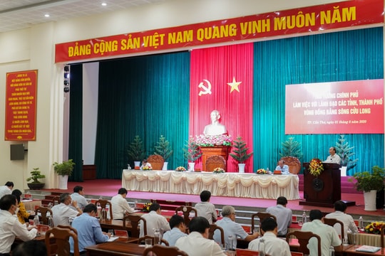 Thủ tướng chỉ đạo đẩy mạnh giải ngân vốn đầu tư công ở ĐBSCL