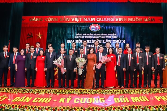 Đại hội đại biểu Đảng bộ Agribank lần thứ X, nhiệm kỳ 2020 – 2025 thành công tốt đẹp