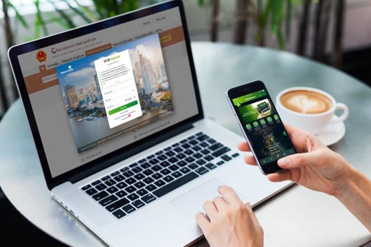 Vietcombank tiếp tục tiên phong cung cấp dịch vụ thanh toán trực tuyến cho dịch vụ công thứ 1.000 trên cổng Dịch vụ công Quốc gia
