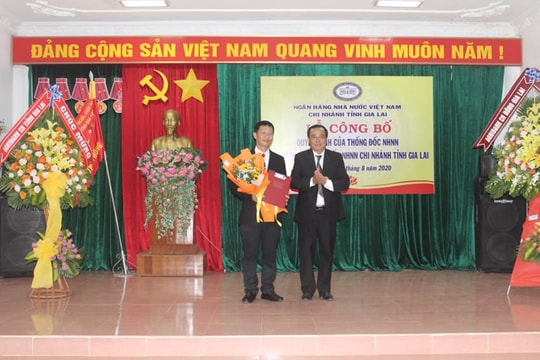 Bổ nhiệm Phó Giám đốc NHNN Chi nhánh tỉnh Gia Lai