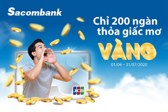 5 chủ thẻ Sacombank JCB cuối cùng may mắn trúng thưởng 1 lượng vàng 9999