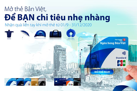 Ngân hàng Bản Việt ưu đãi khách hàng mở thẻ tín dụng