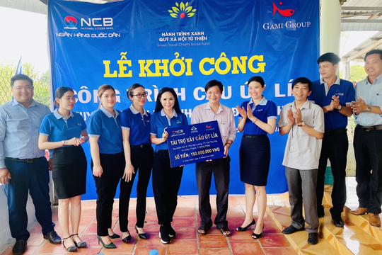 Quỹ Hành trình Xanh cùng NCB tài trợ xây cầu tại Đồng Tháp