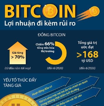[Infographics] Tiền điện tử bitcoin - Khi lợi nhuận đi kèm rủi ro