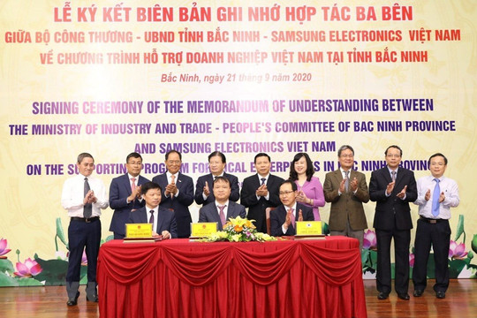  Ký kết chương trình hỗ trợ doanh nghiệp trên địa bàn tỉnh Bắc Ninh