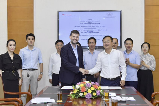 Lễ ký Phụ lục bổ sung Bản ghi nhớ giữa Ngân hàng Nhà nước Việt Nam và Quỹ hợp tác quốc tế các Ngân hàng tiết kiệm Đức