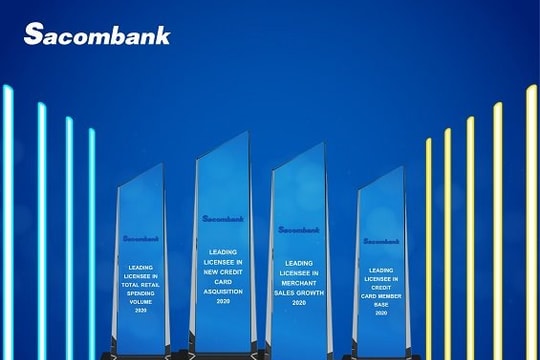 Thẻ Sacombank JCB dẫn đầu thị trường nhiều năm liền