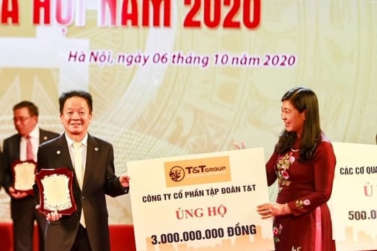 Tập đoàn T&T Group  ủng hộ 5 tỷ đồng cho quỹ Vì người nghèo TP. Hà Nội
