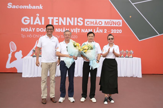 Sacombank tổ chức giải Tennis chào mừng ngày doanh nhân Việt Nam năm 2020