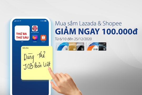 Ngân hàng Bản Việt ưu đãi chủ thẻ JCB Bản Việt