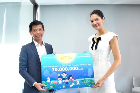 Ngân hàng Bản Việt ủng hộ Tổ chức Operation Smile Việt Nam