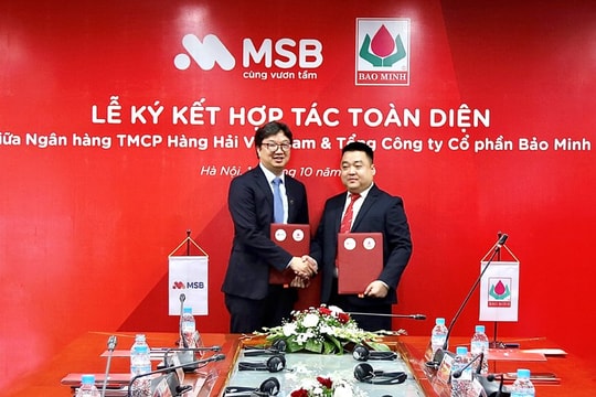 MSB ký kết hợp tác toàn diện với Bảo Minh
