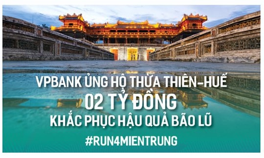 VPBank ủng hộ 2 tỷ đồng cho nhân dân Thừa Thiên Huế khắc phục khó khăn do bão lũ