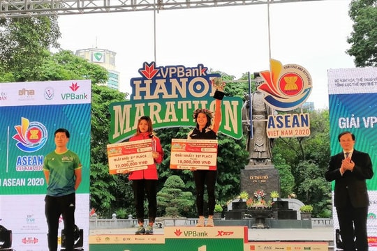 Hàng loạt thành tích ấn tượng tại VPBank Hanoi Marathon ASEAN 2020
