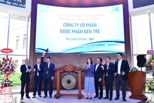 Cố phiếu Công ty cổ phần Dược phẩm Bến tre niêm yết và chính thức giao dịch