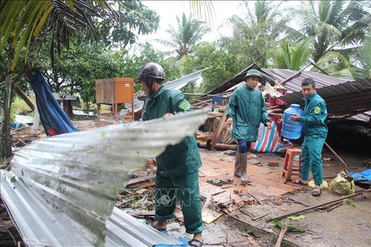 Khẩn trương hỗ trợ người dân khắc phục hậu quả thiên tai