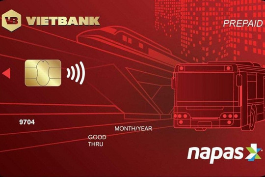 NAPAS và Vietbank ra mắt thẻ trả trước nội địa có tính năng thanh toán không tiếp xúc trong giao thông